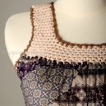 hand knitted batik dress