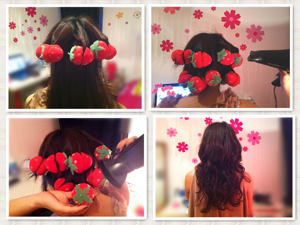 strawberry hair roller how to use