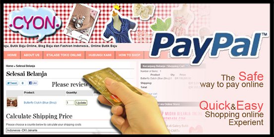 pembayaran shopping online paypal