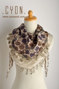 syal, shawl, scraft, japanese shawl,little elephant shawl