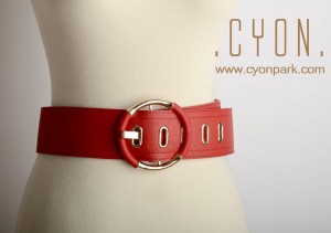 ikat pinggang, belt, fashion belt, belt merah, tasya belt red detail