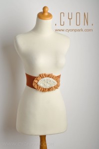 ikat pinggang , belt, fashion belt, ikat pinggang lace and pearl brown