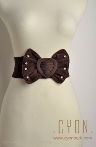 ikat pinggang , belt, fashion belt, ikat pinggang suede,lovely bow belt brown